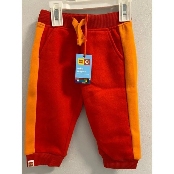 Baby - Red & Orange - Target x Lego track joggers - Various Sizes Available - Picture 3 of 4
